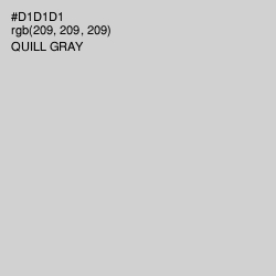 #D1D1D1 - Quill Gray Color Image